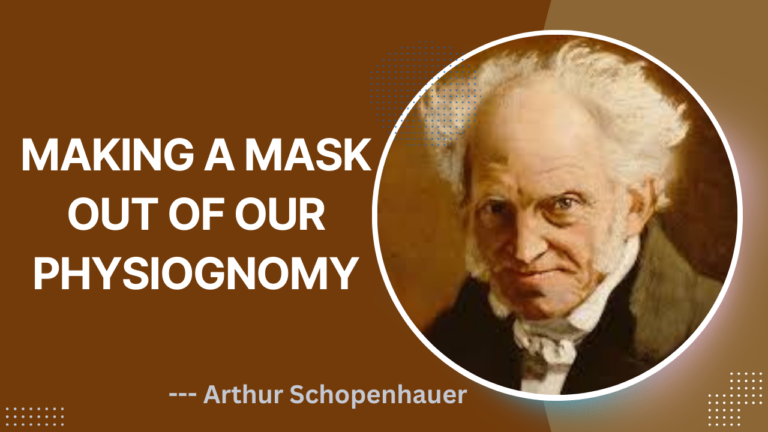 MAKING A MASK OUT OF OUR PHYSIOGNOMY