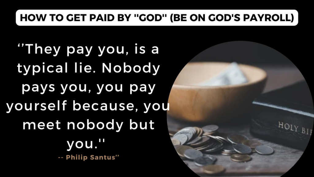 GET PAID BY ”GOD”